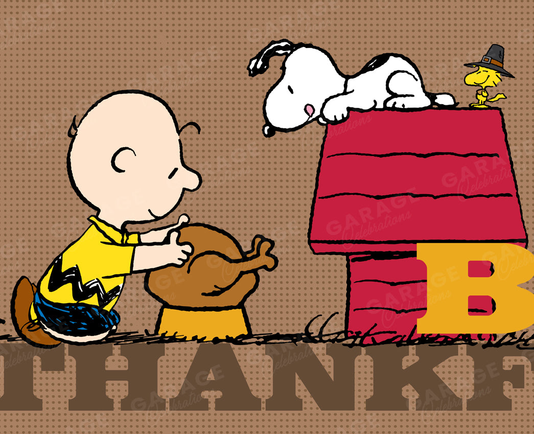 Be Thankful | Peanuts® Garage Door Cover