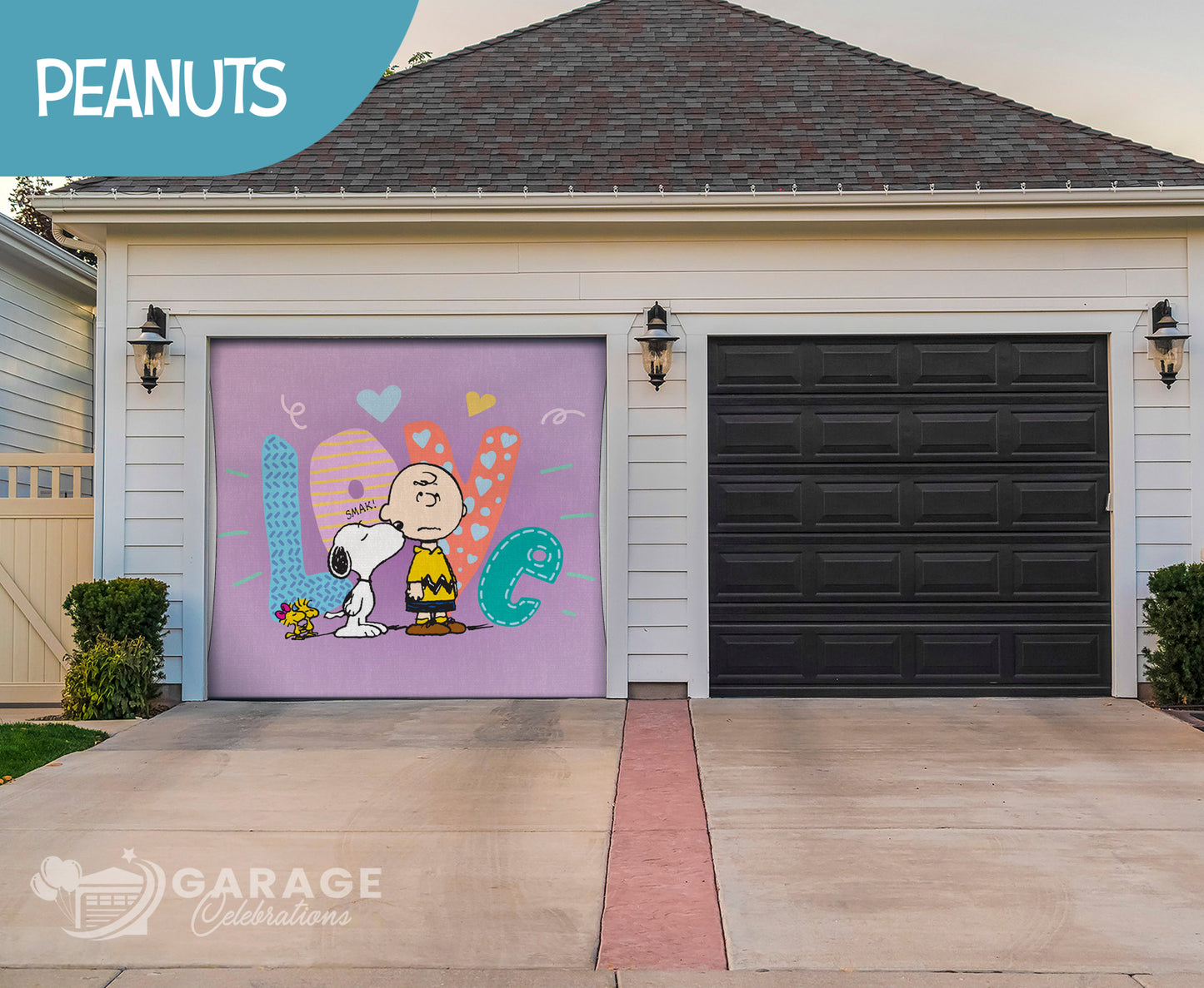 Beagle Smak! | Peanuts® Garage Door Cover
