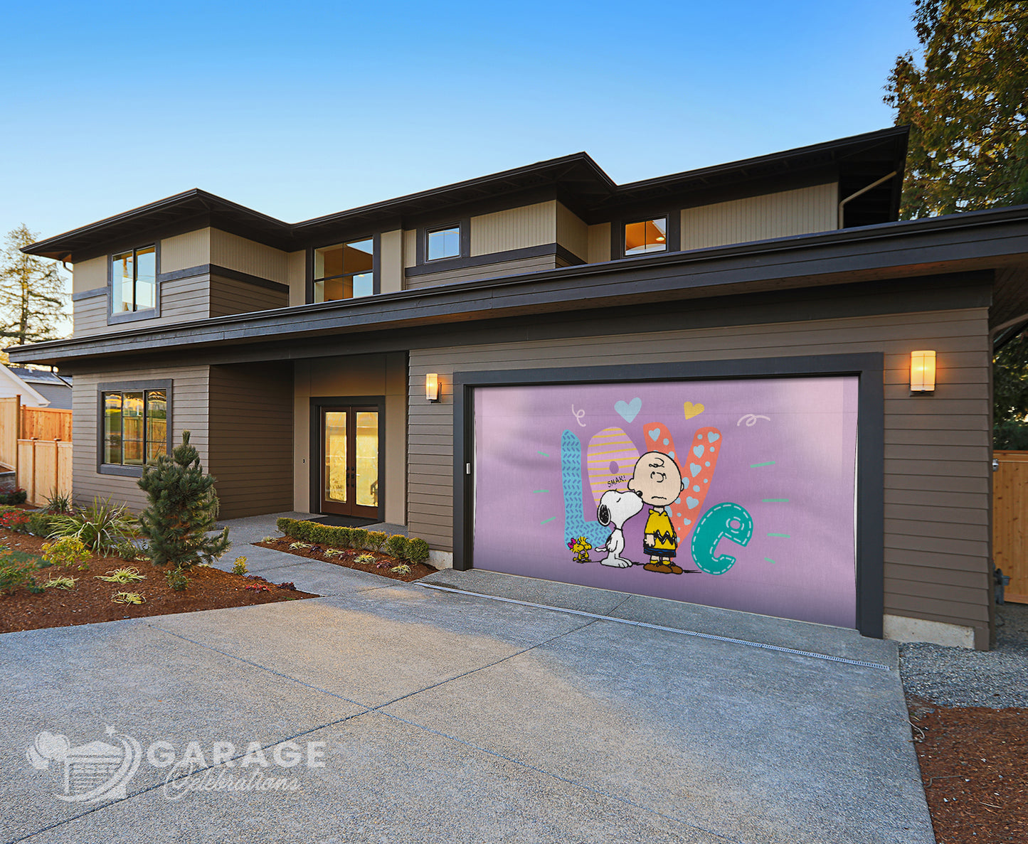 Beagle Smak! | Peanuts® Garage Door Cover