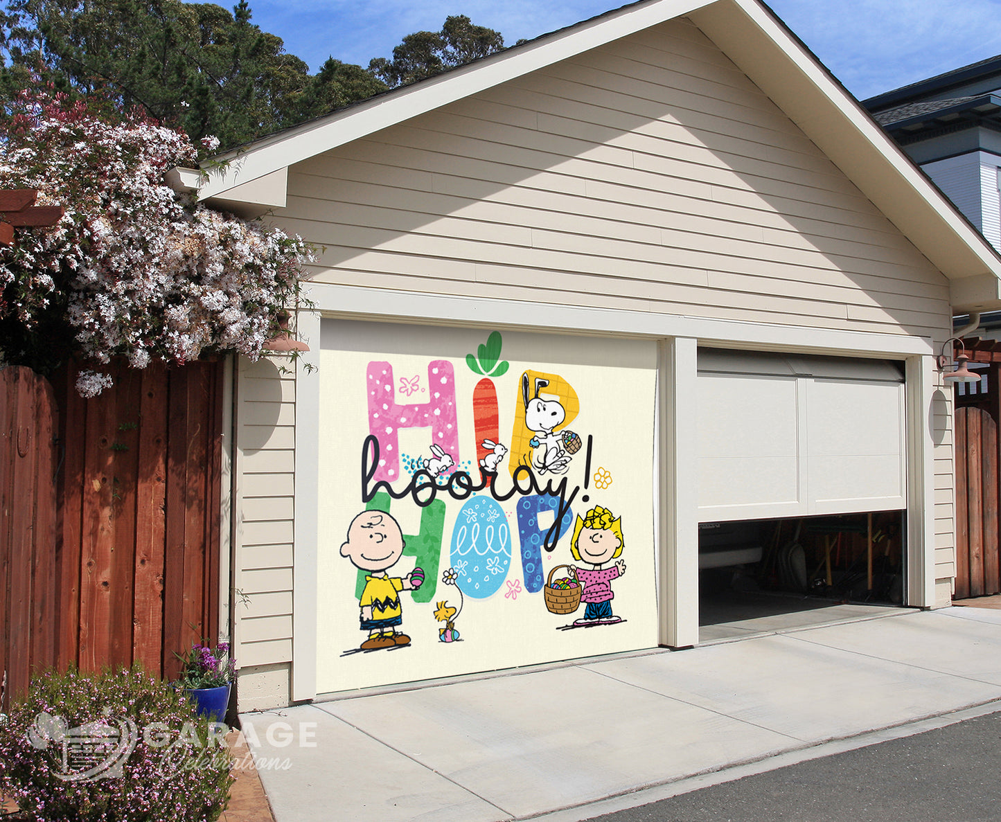 Hip Hop Hooray! | Peanuts® Garage Door Cover