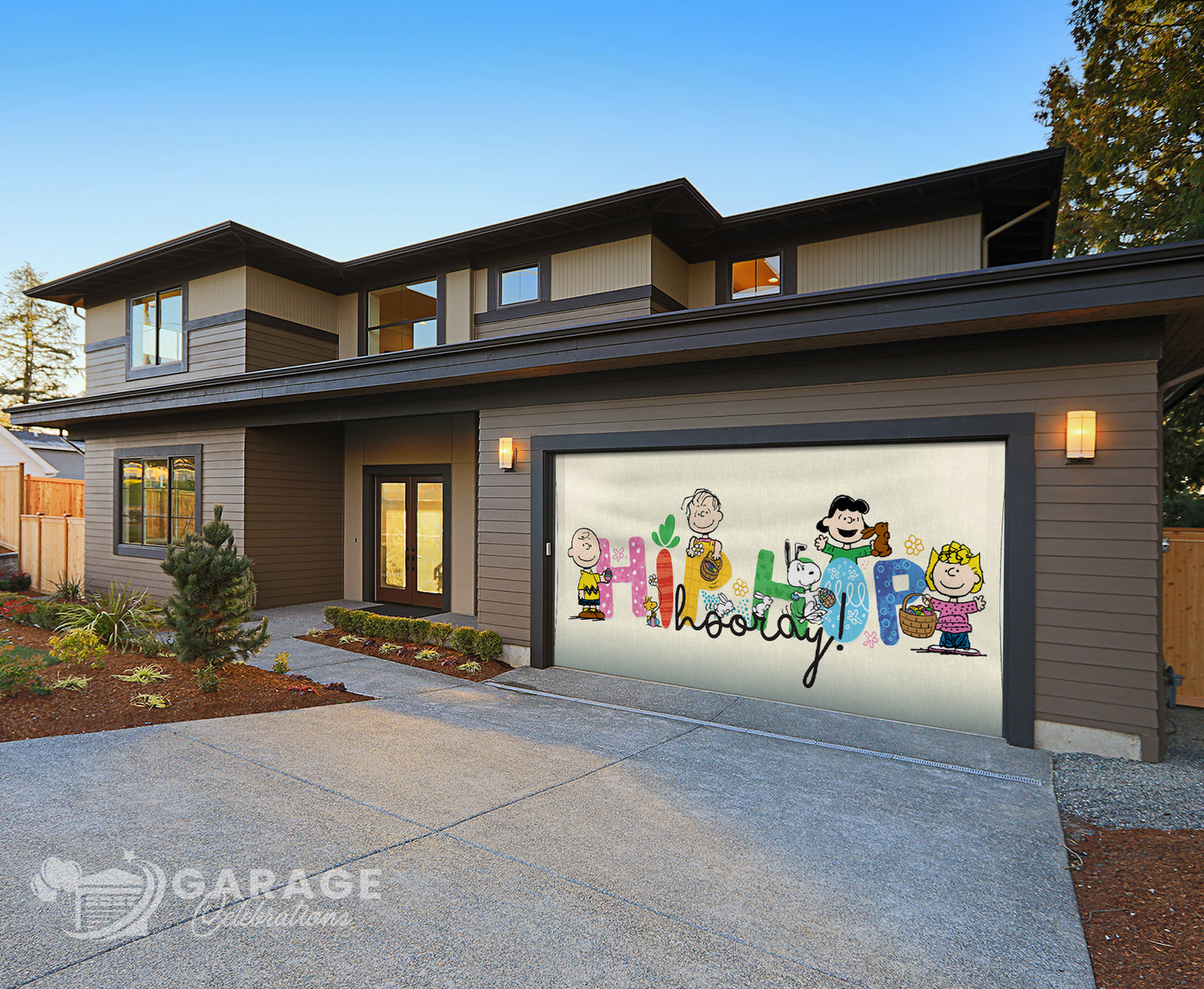 Hip Hop Hooray! | Peanuts® Garage Door Cover