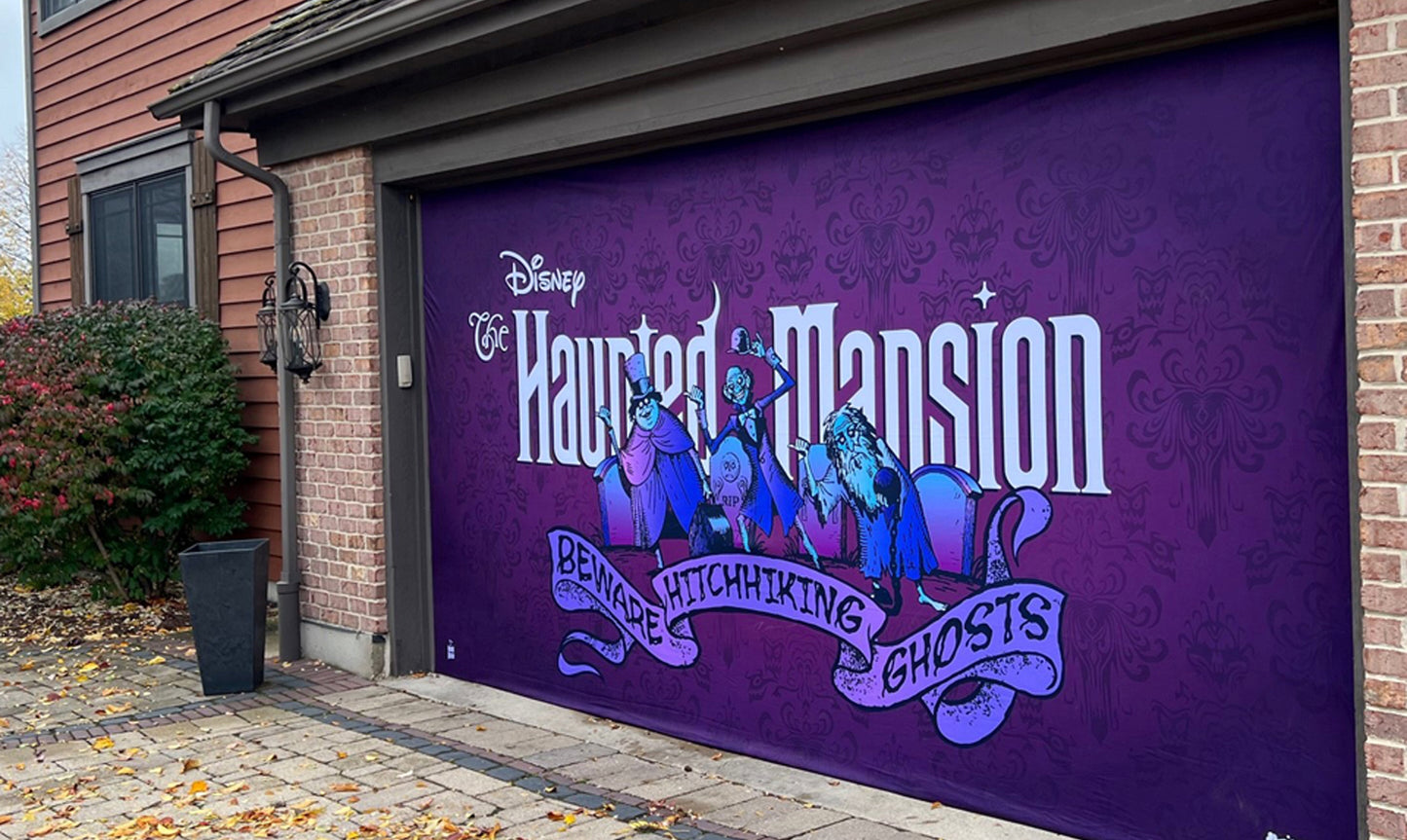 Hitchhiking Ghosts | Disney® Garage Door Cover
