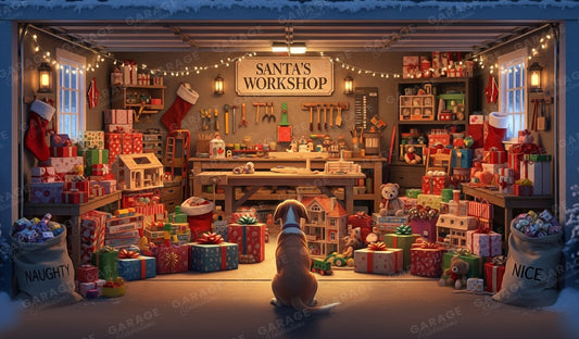 Santa Paws | Garage Door Cover