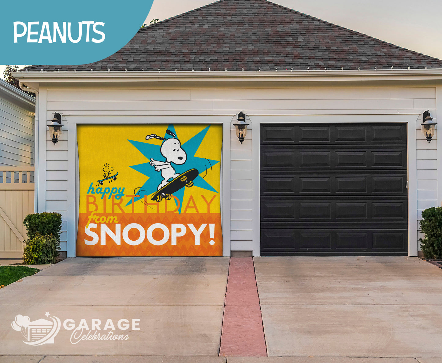 Snoopy Birthday! | Peanuts® Garage Door Cover