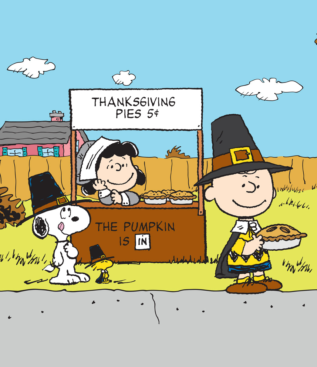 Thanksgiving Pies | Peanuts® Garage Door Cover