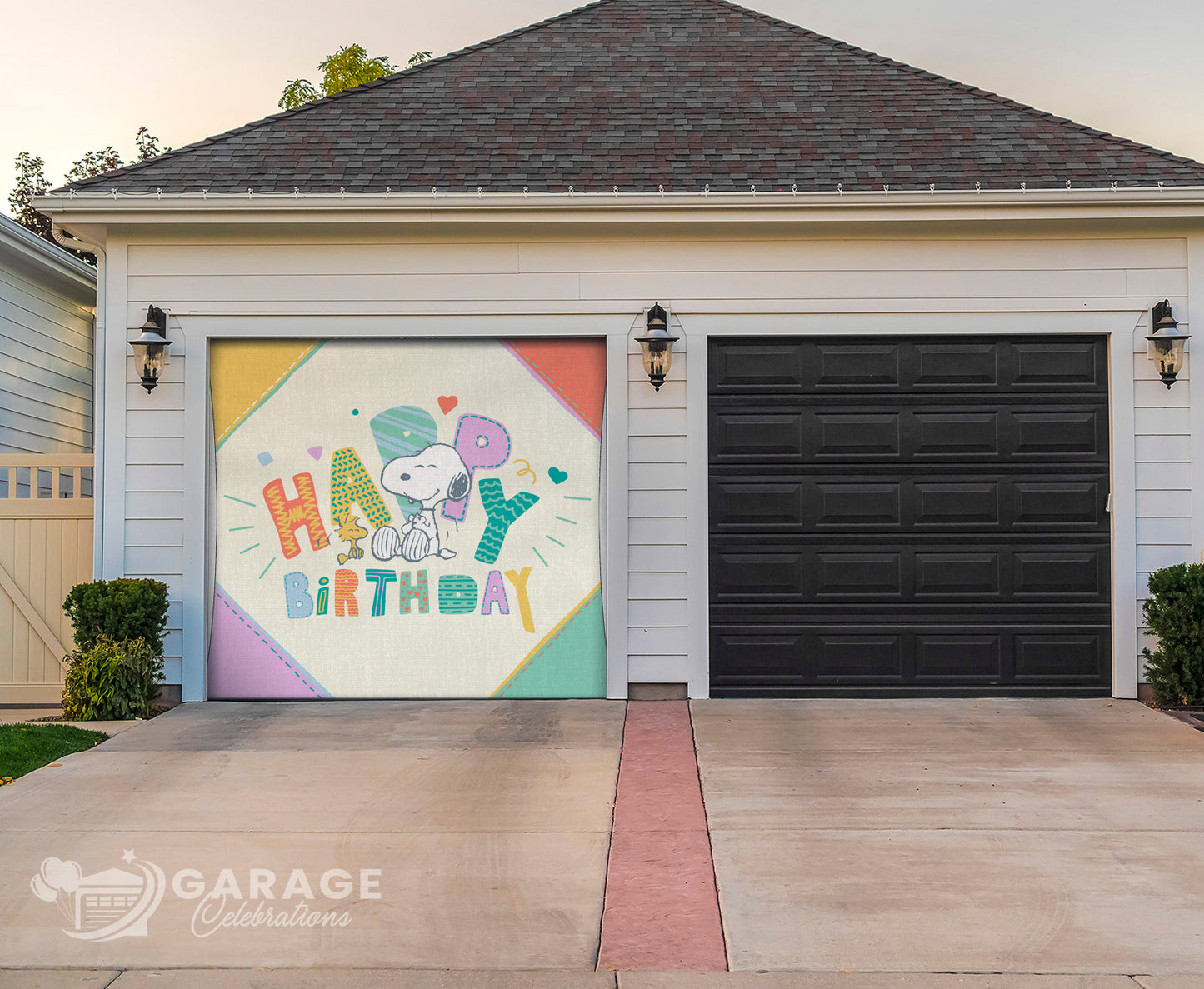 Time to Celebrate! | Peanuts® Garage Door Cover