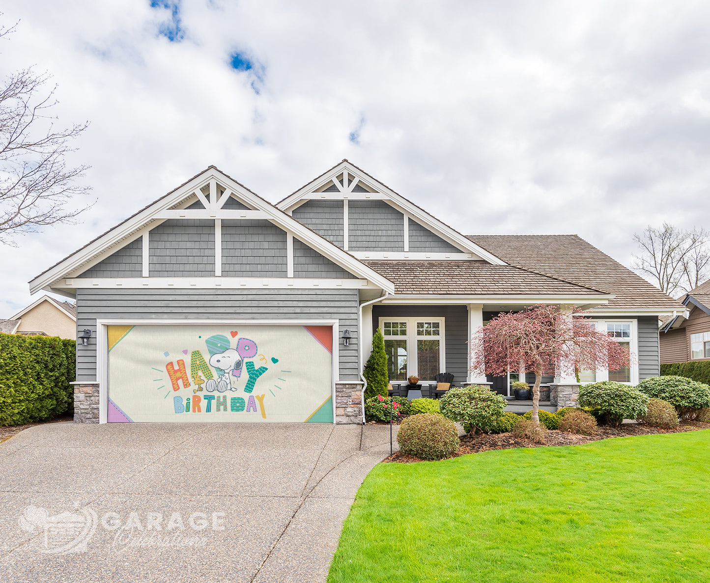 Time to Celebrate! | Peanuts® Garage Door Cover