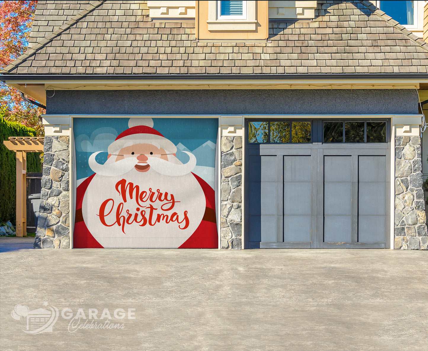 Santa Claus | 1-Car Garage Door Cover