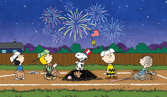 America's Pastime | Peanuts® Garage Door Cover