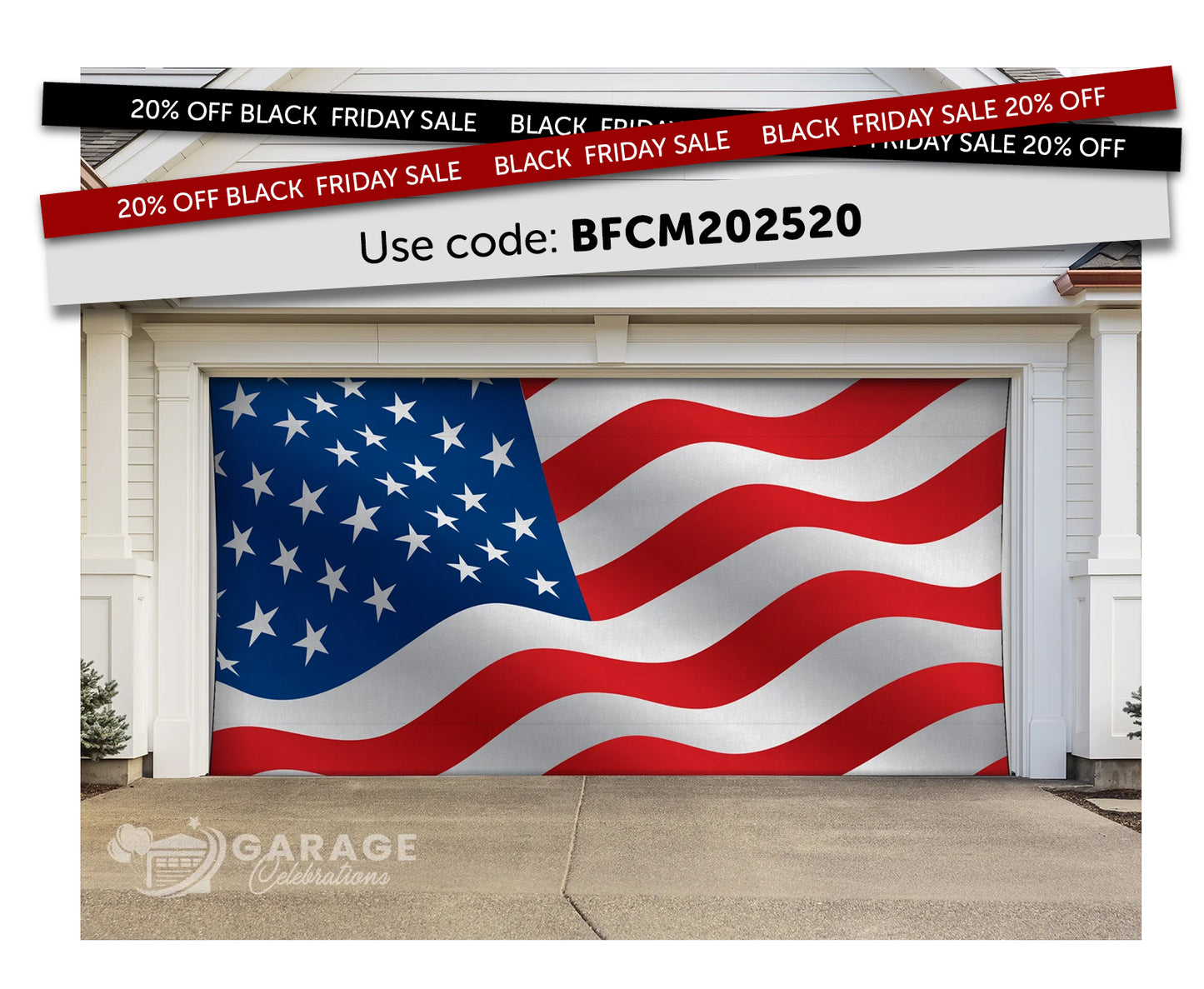 American Flag | Garage Door Cover