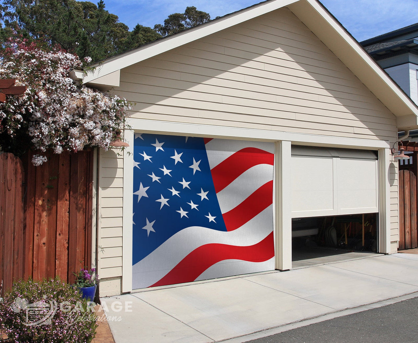 Clearance 8'H×8'W | Garage Door Cover