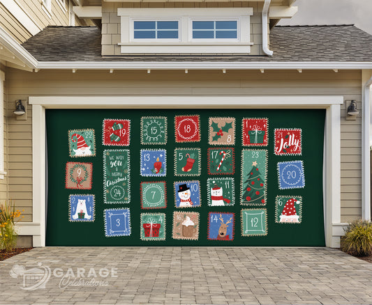 Christmas Countdown | Garage Door Cover