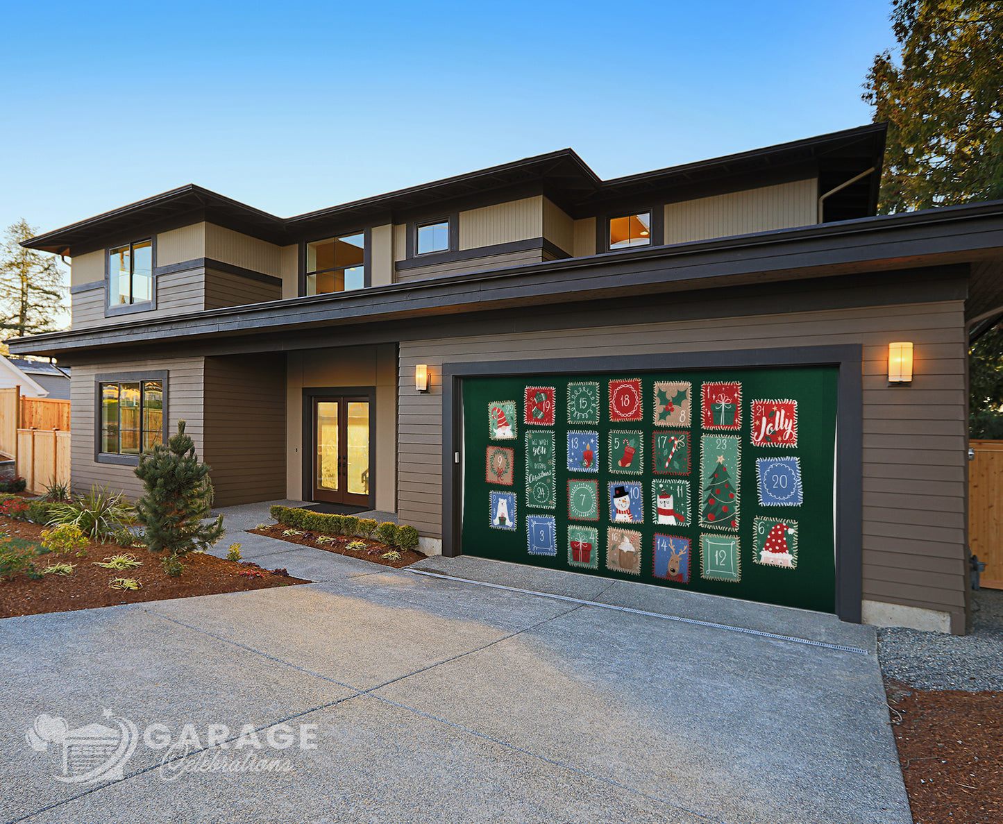 Christmas Countdown | Garage Door Cover