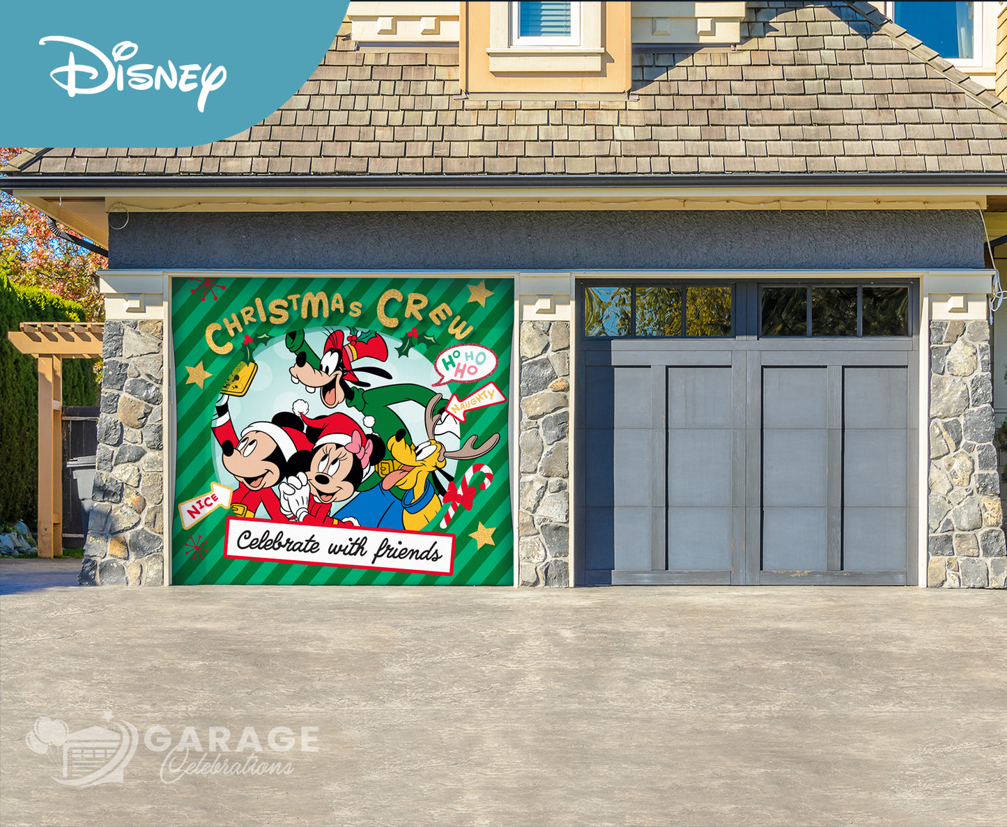 Christmas Crew | Disney® Garage Door Cover