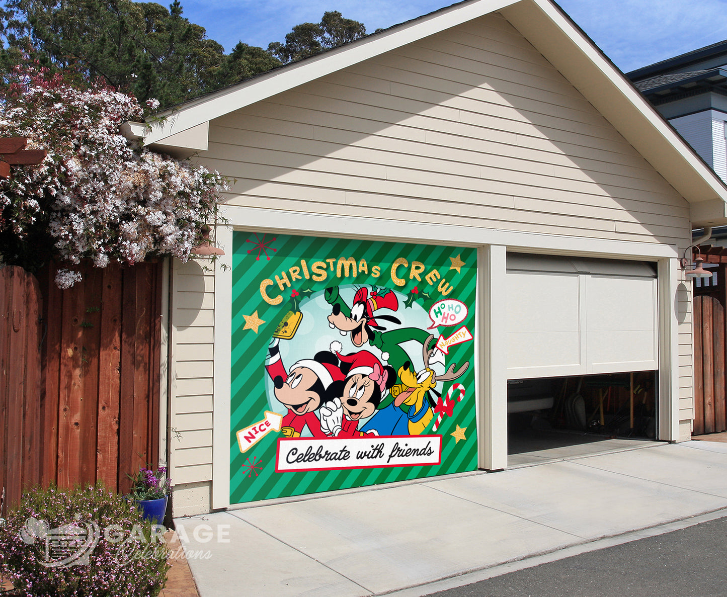 Christmas Crew | Disney® Garage Door Cover