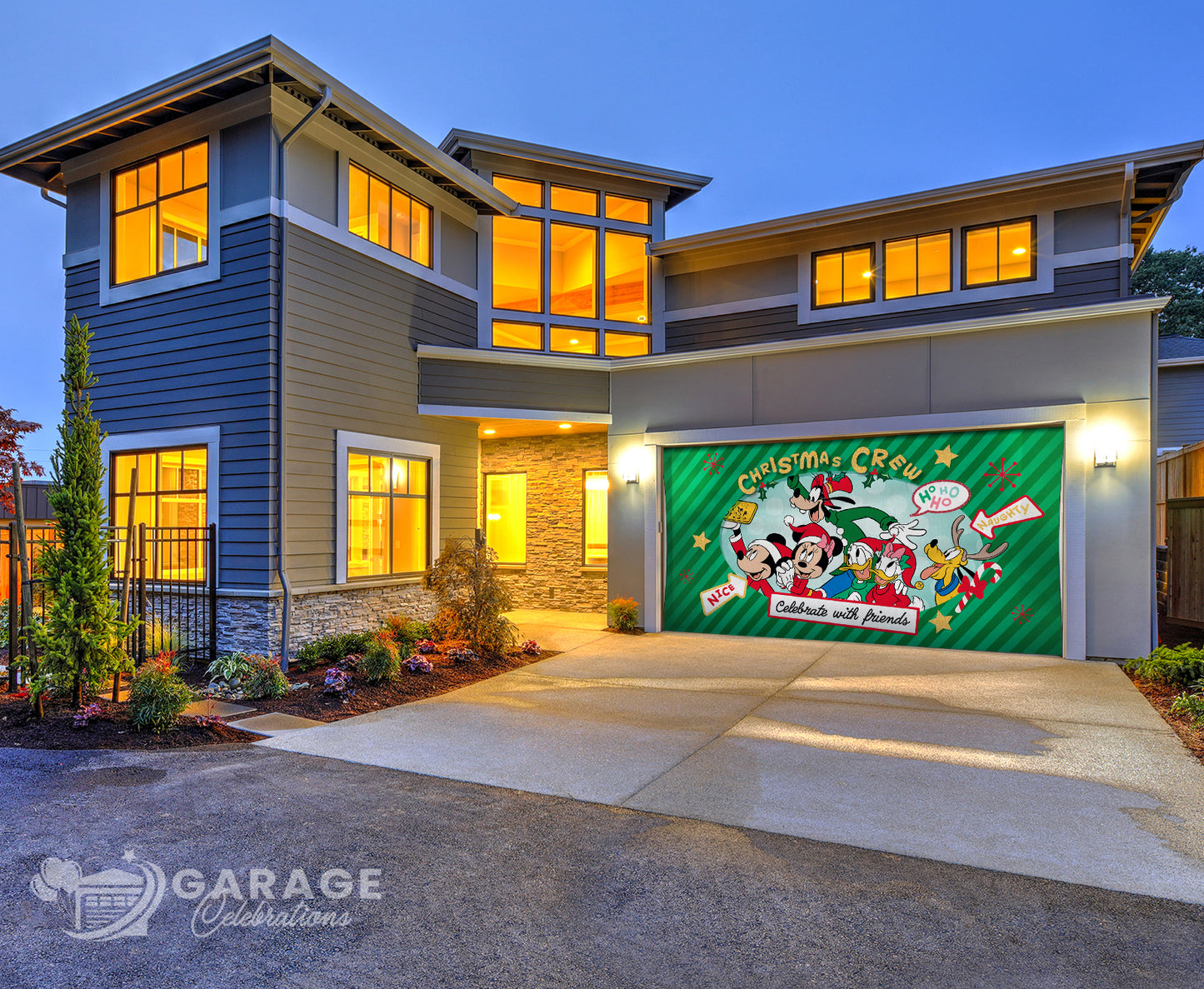 Christmas Crew | Disney® Garage Door Cover