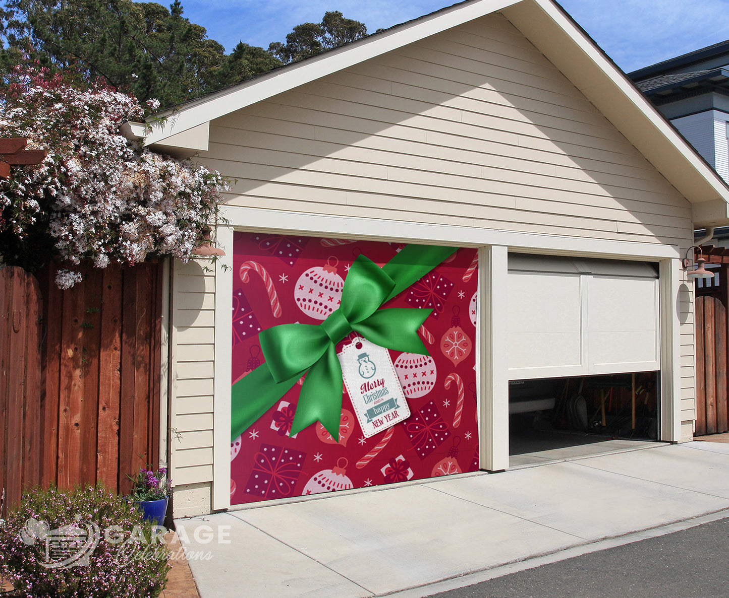 Clearance 8'H×8'W | Garage Door Cover