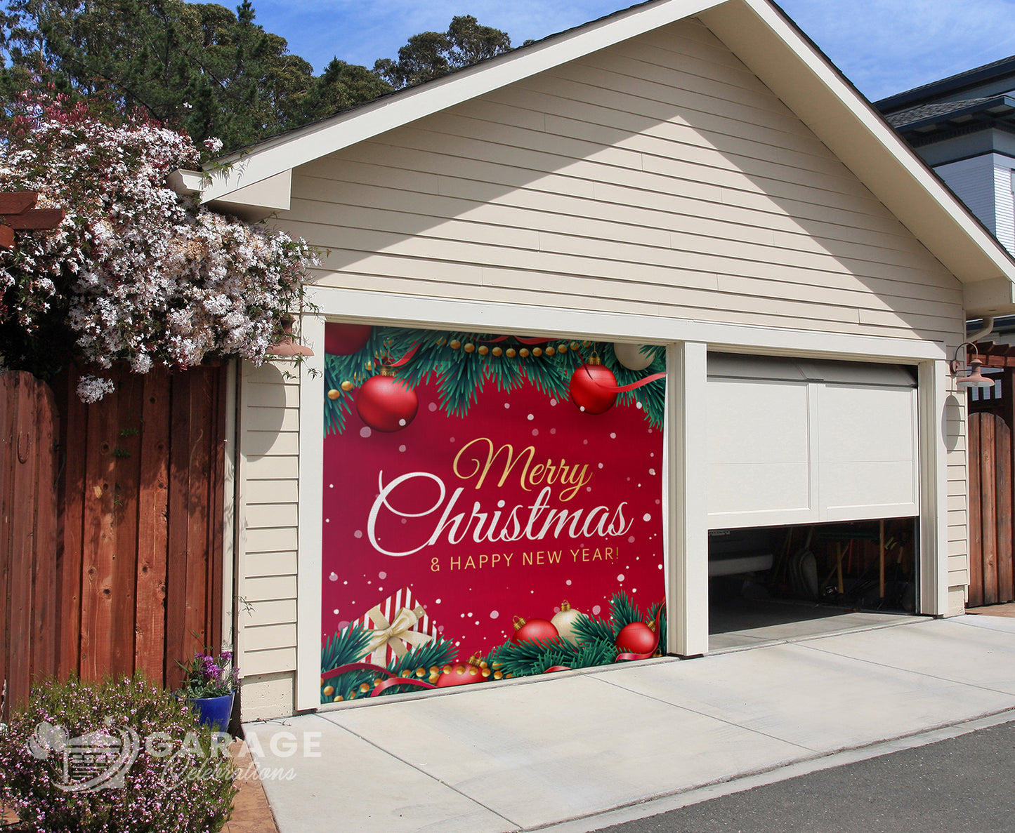 Clearance 7'H×9'W | Garage Door Cover