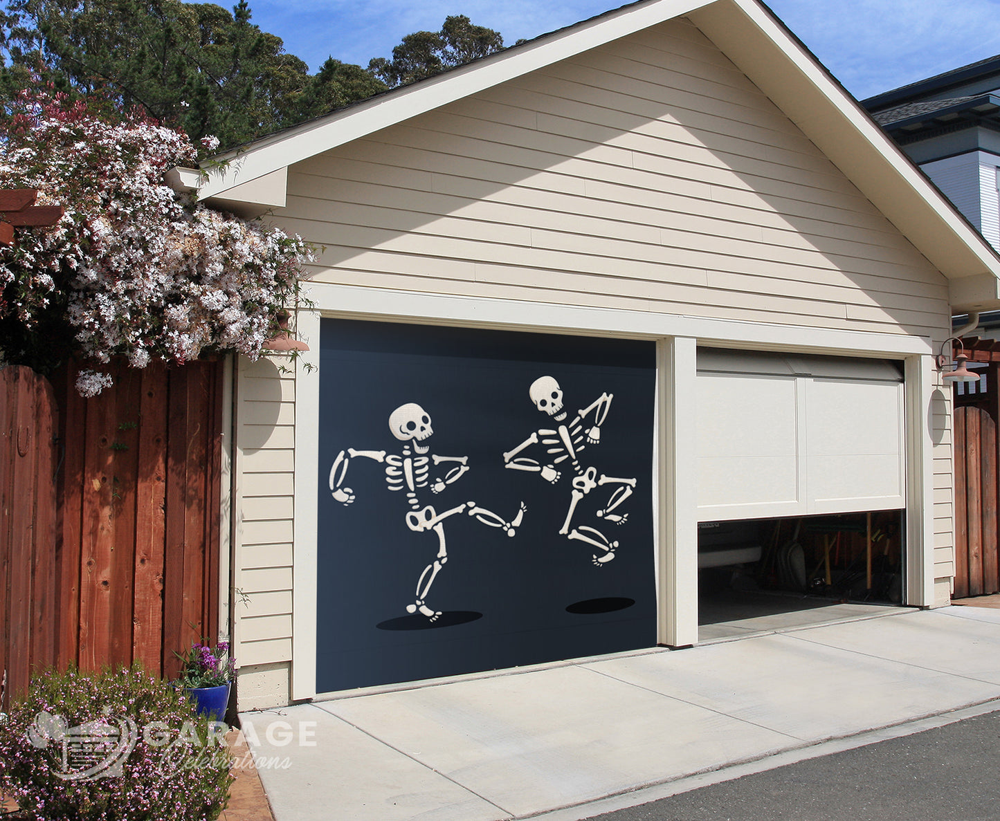 Clearance 8'H×8'W | Garage Door Cover
