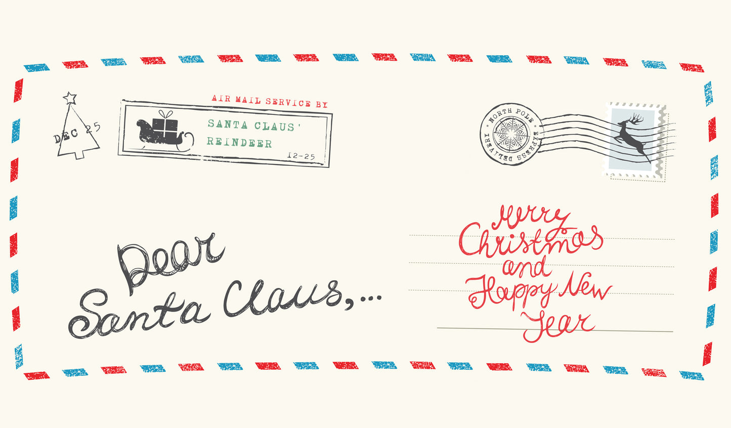 Dear Santa | 2-Car Garage Door Cover