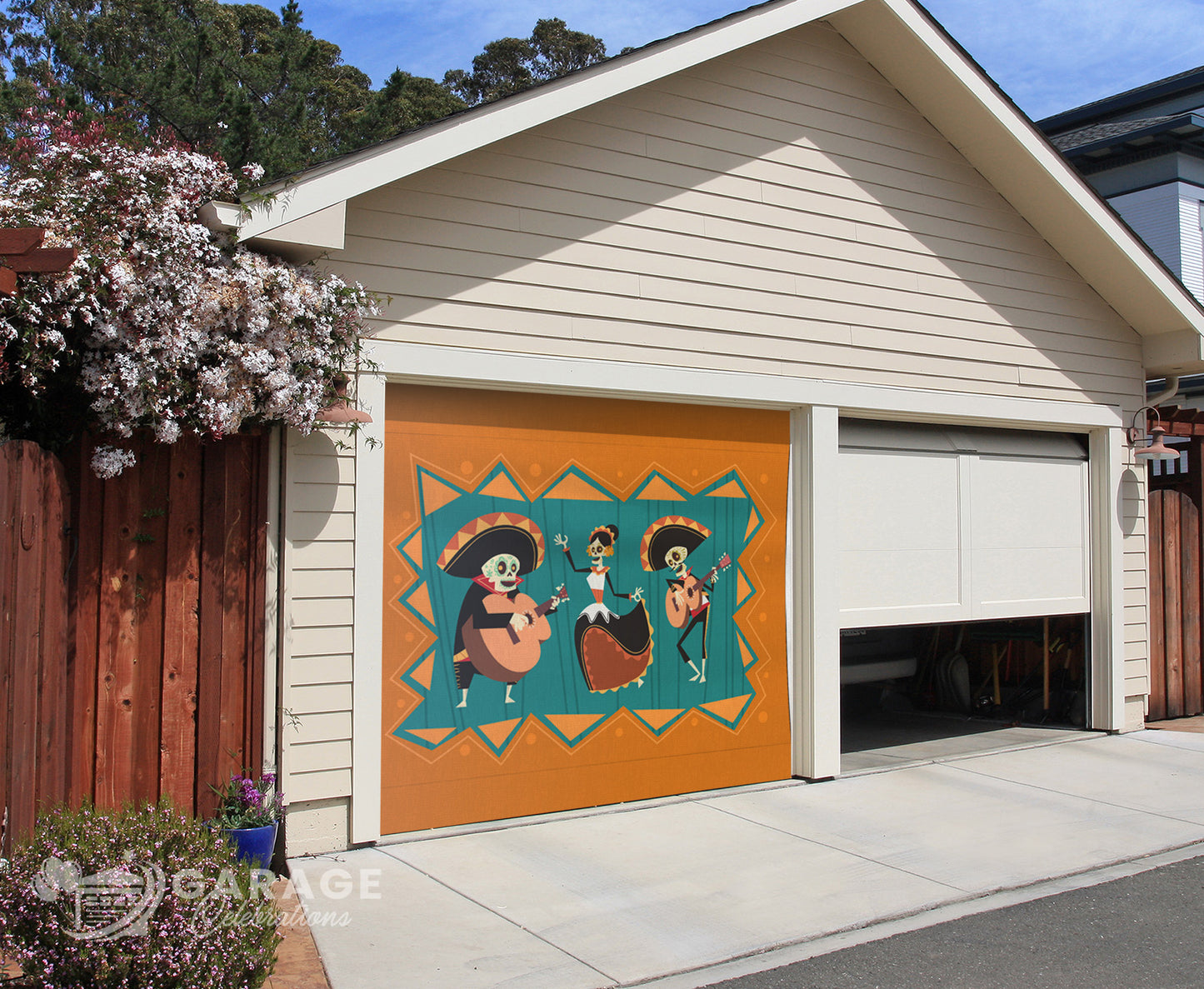 Clearance 8'H×8'W | Garage Door Cover