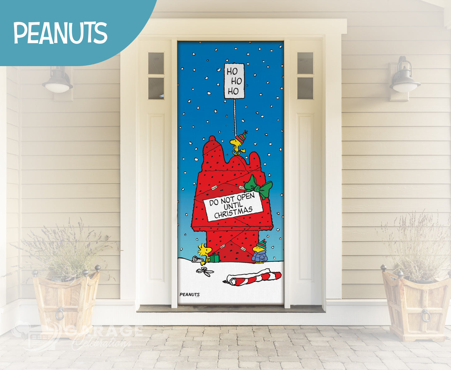Do Not Open Until Christmas | Peanuts® Front Door Cover