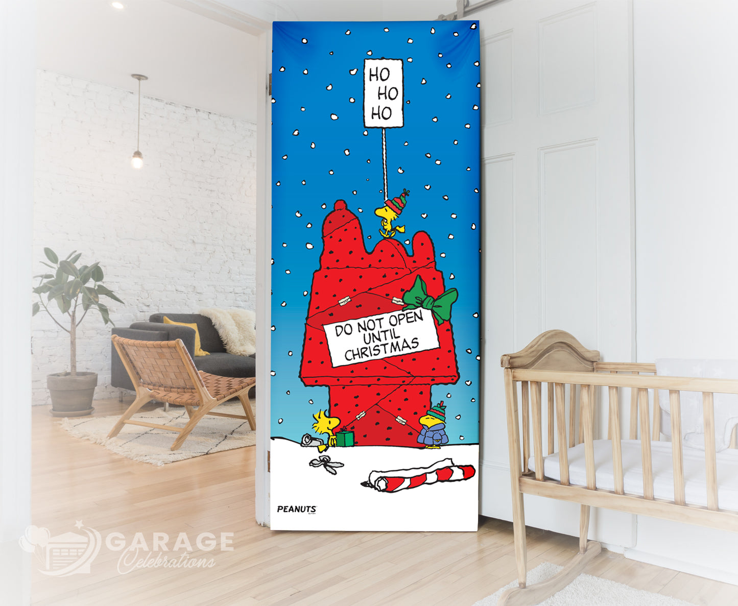 Do Not Open Until Christmas | Peanuts® Front Door Cover