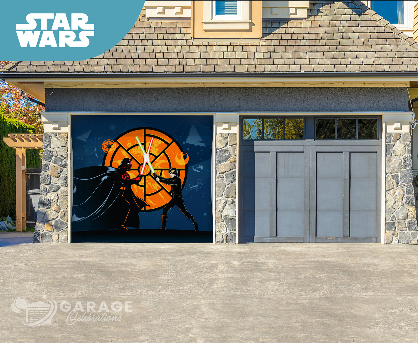 Duel of the Death Star | Star Wars™ Garage Door Cover