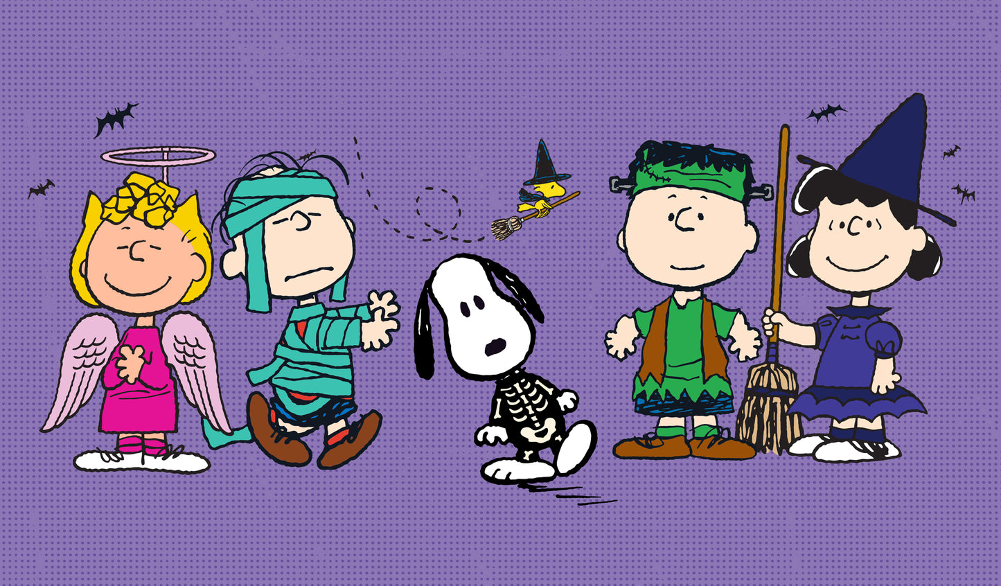 Ghoulin' Around | 2-Car Peanuts® Garage Door Cover