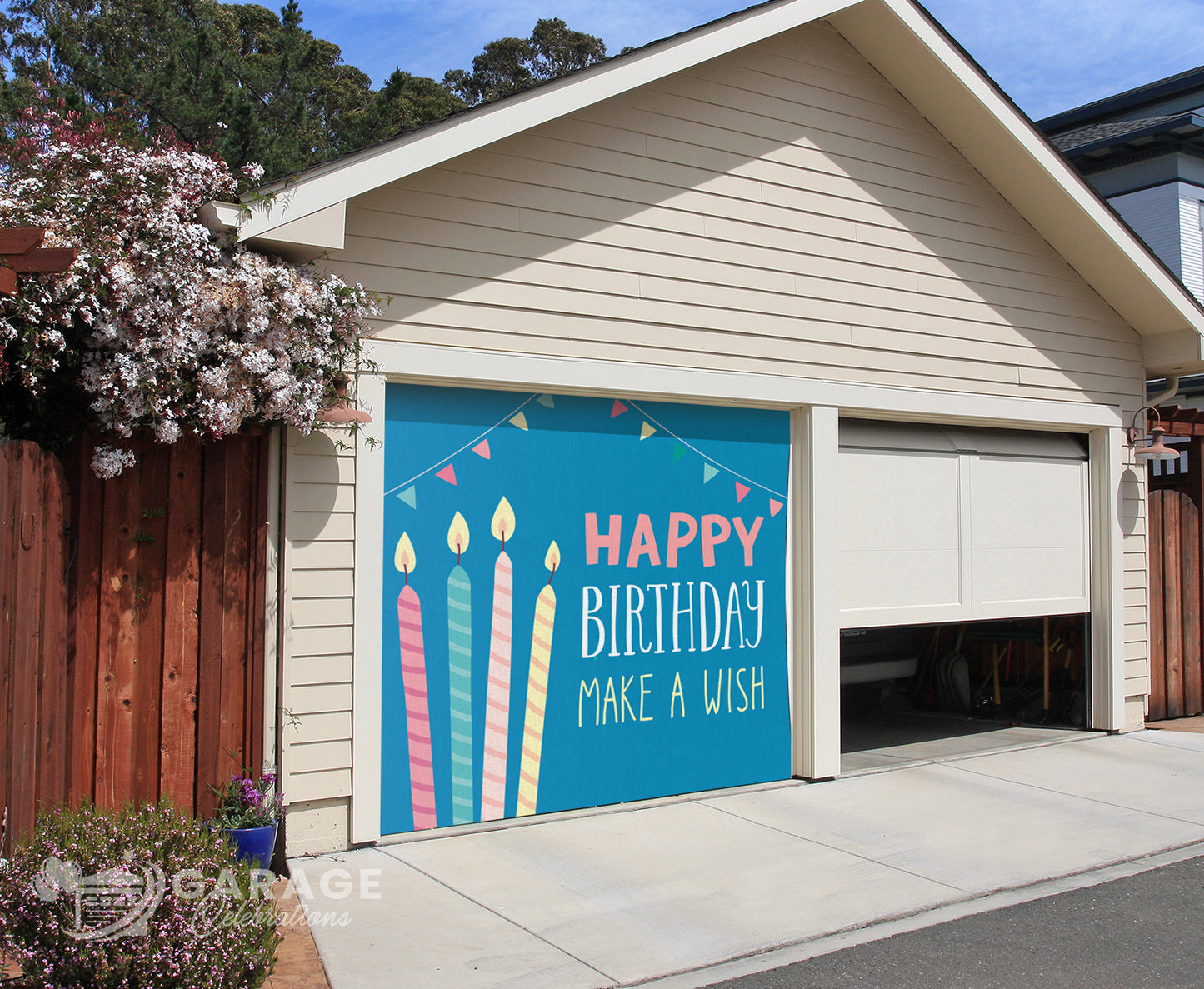 Happy Birthday | 1-Car Garage Door Cover