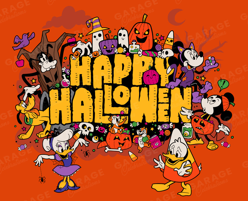 Happy Halloween | Disney® Garage Door Cover