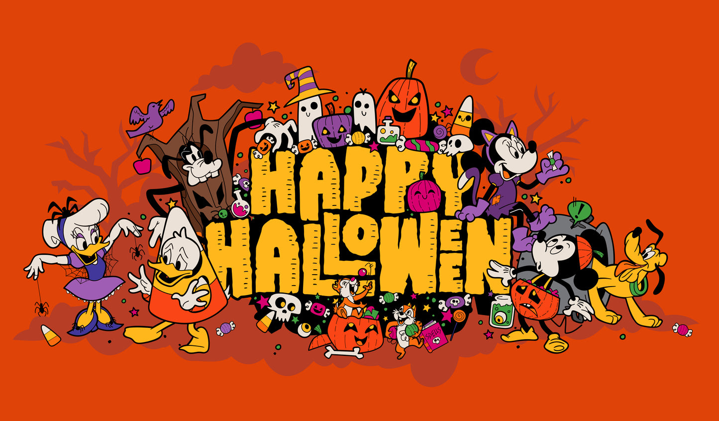 Happy Halloween | Disney® Garage Door Cover