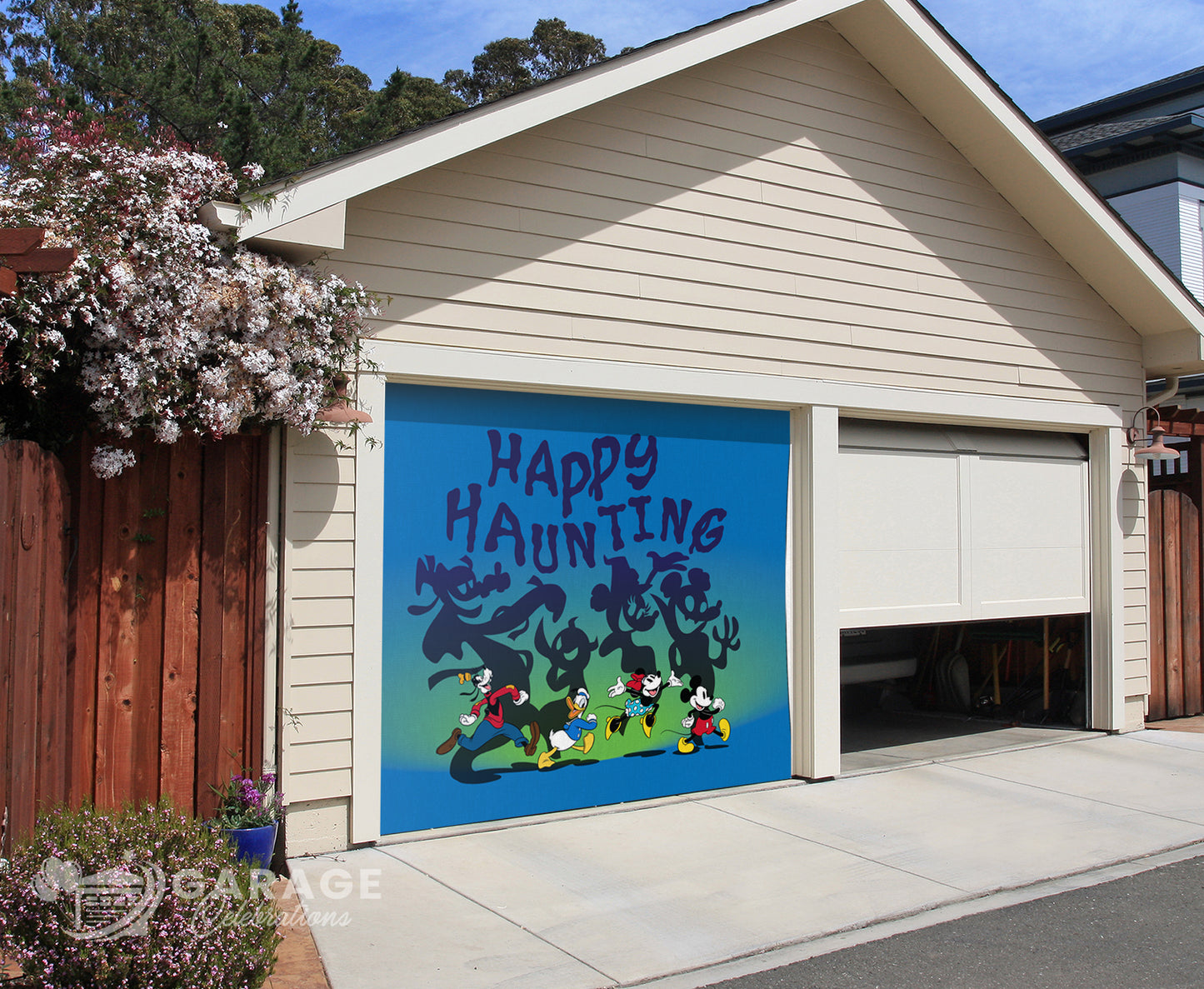 Happy Haunting | Disney® Garage Door Cover