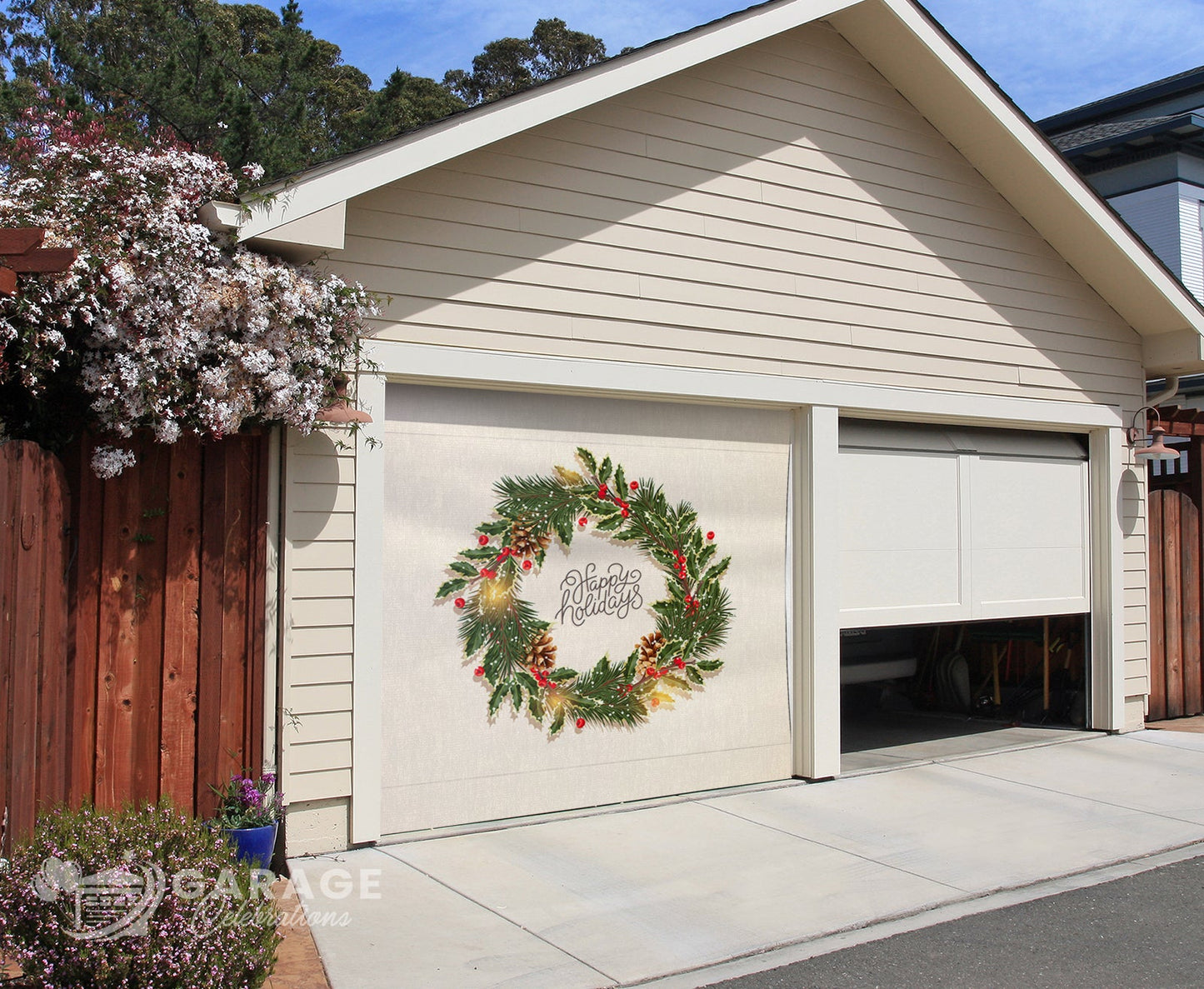 Clearance 7'H×9'W | Garage Door Cover