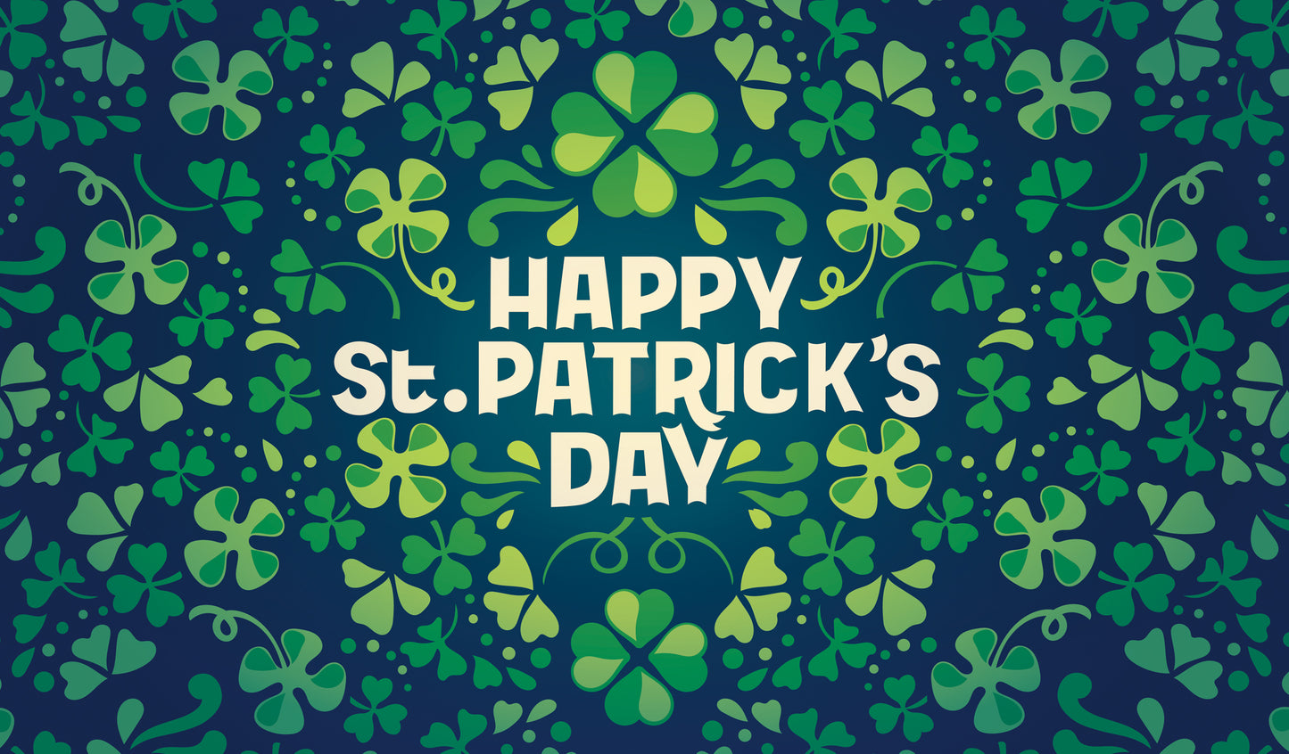 Happy St. Patrick's Day | 2-Car Garage Door Cover