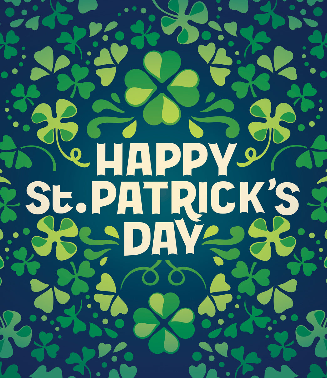 Happy St. Patrick's Day | 1-Car Garage Door Cover