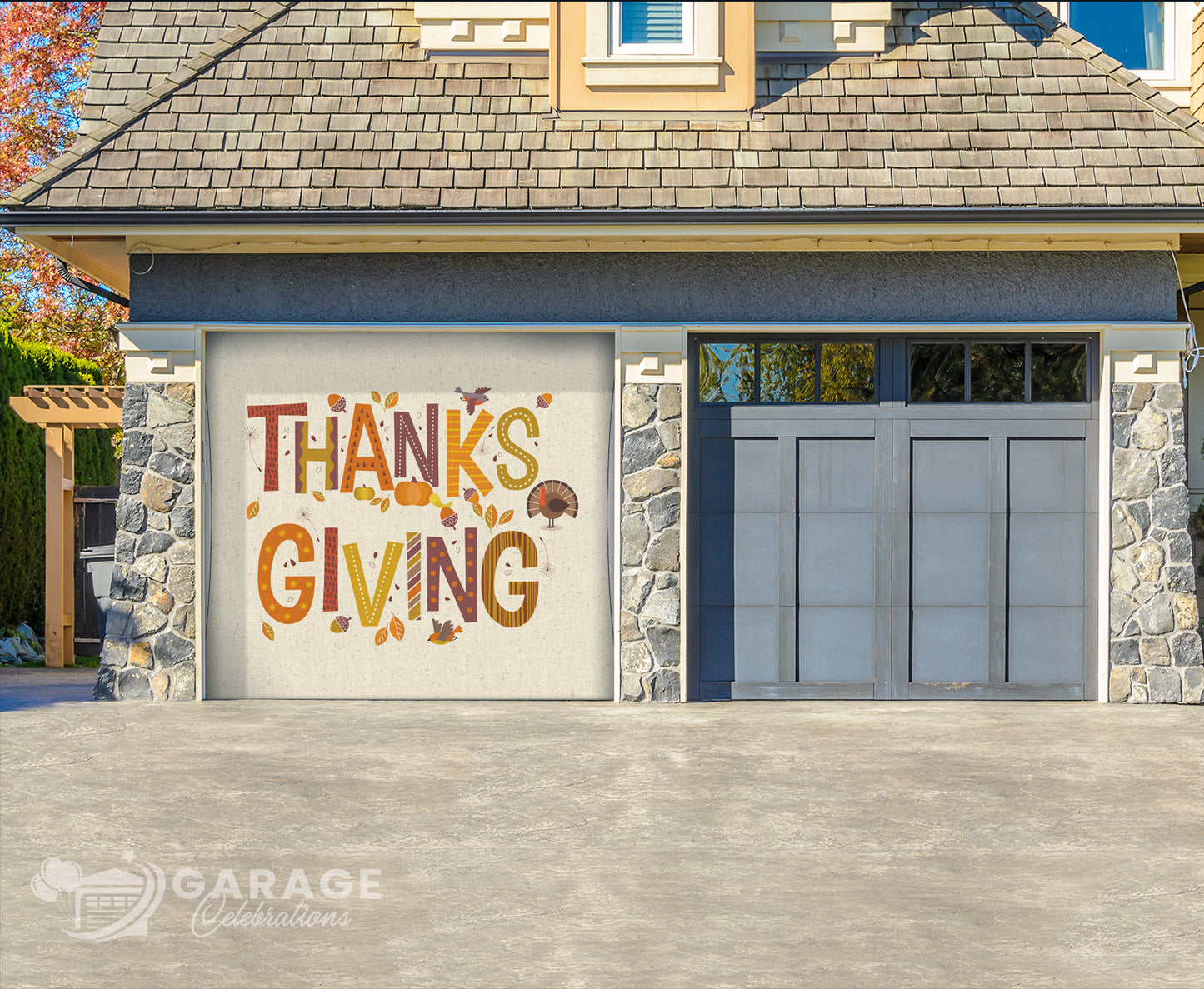 Clearance 8'H×8'W | Garage Door Cover