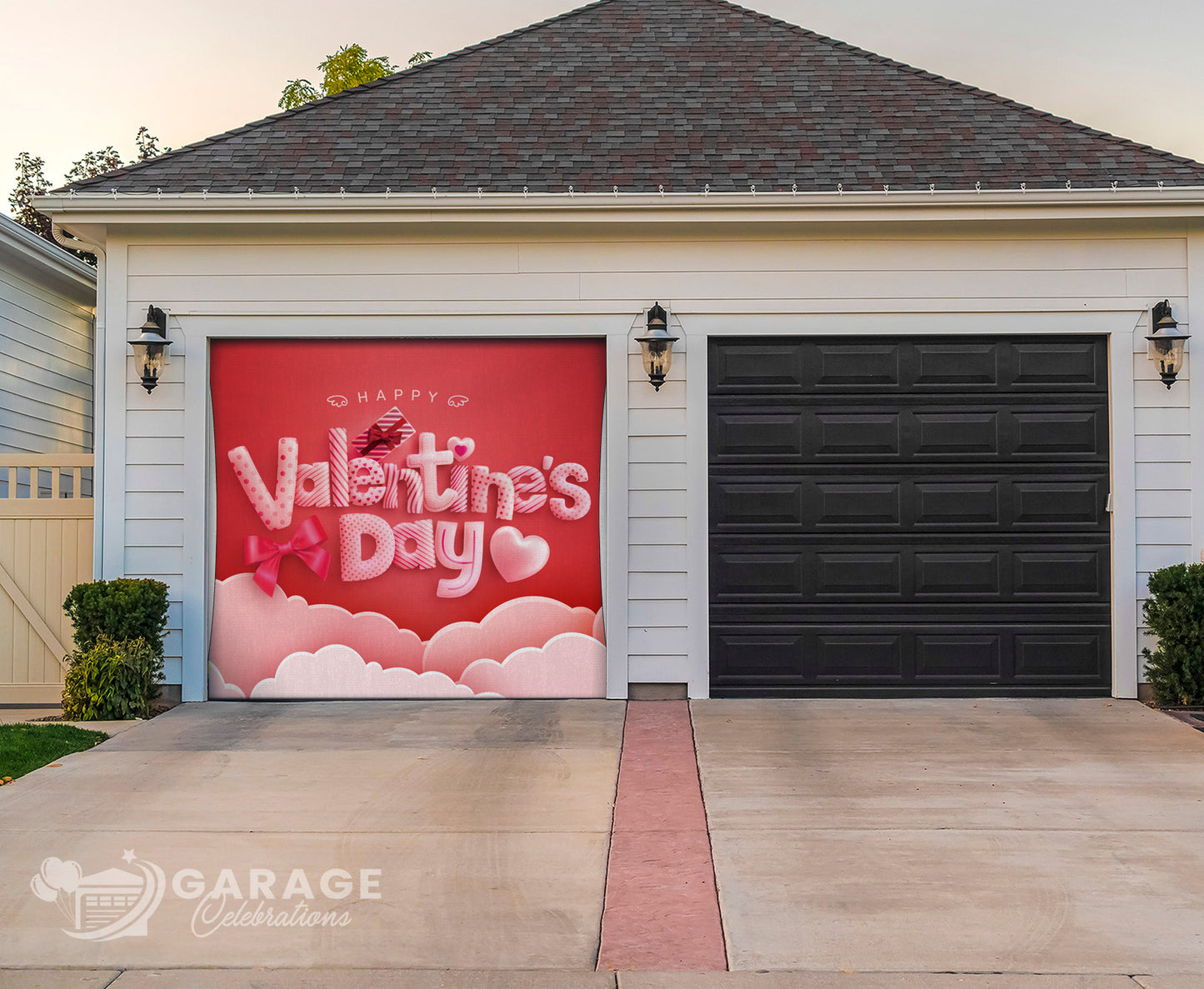 Happy Valentines Day | 1-Car Garage Door Cover