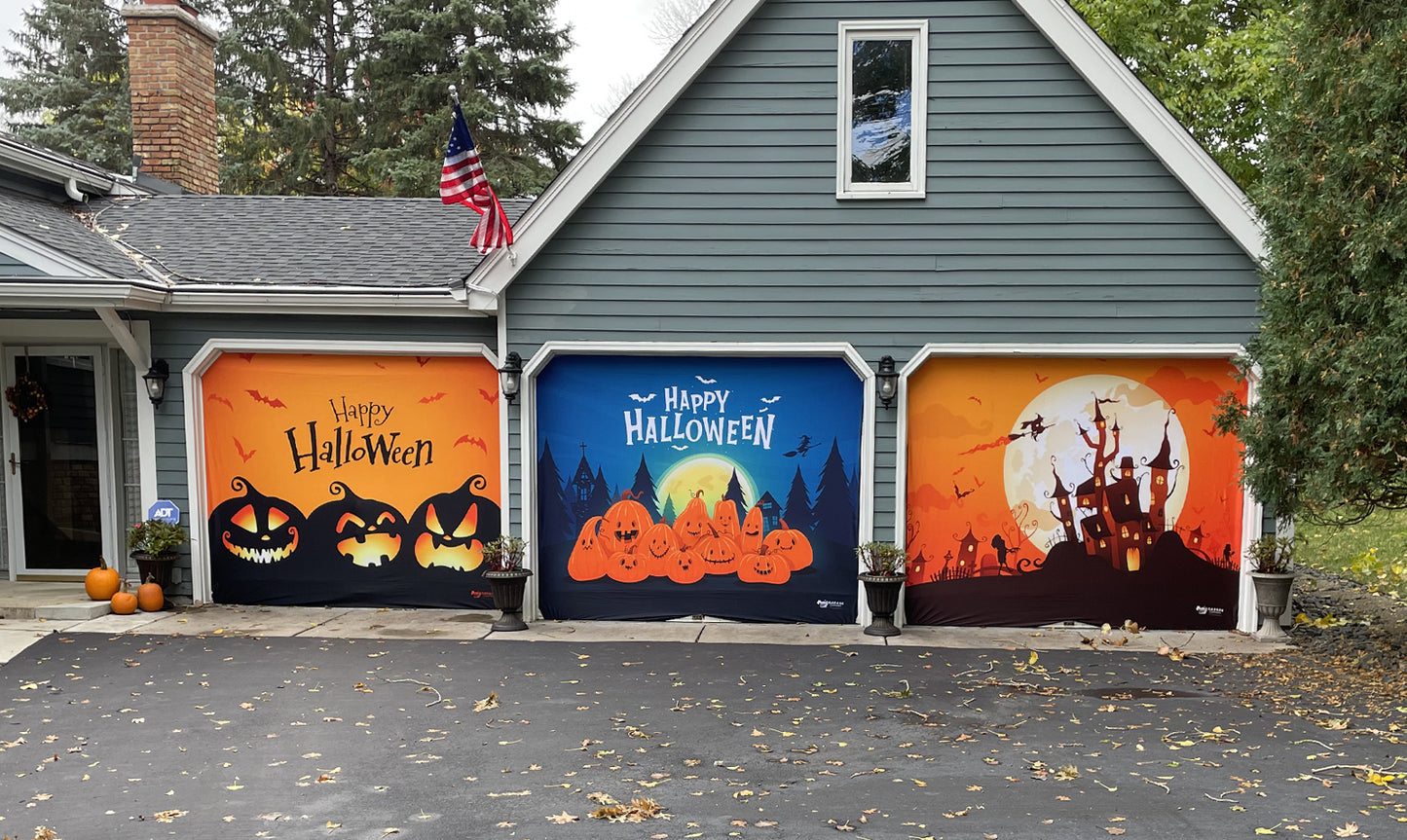 Haunted House | 1-Car Garage Door Cover