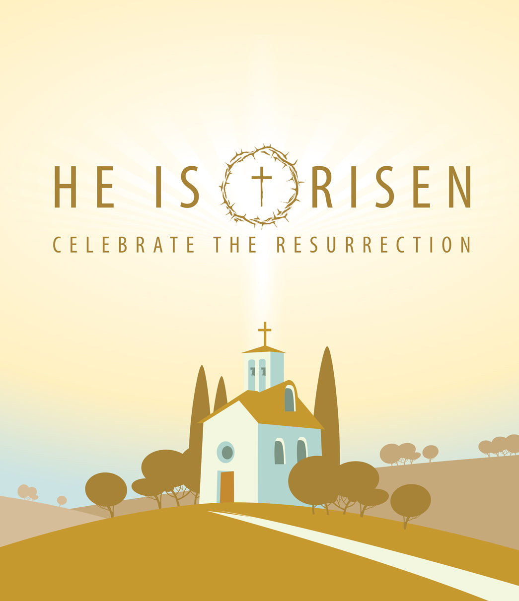 He Is Risen | 1-Car Garage Door Cover