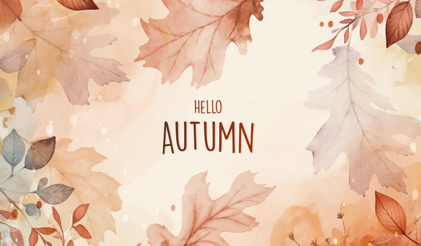 Hello Autumn | 2-Car Garage Door Cover