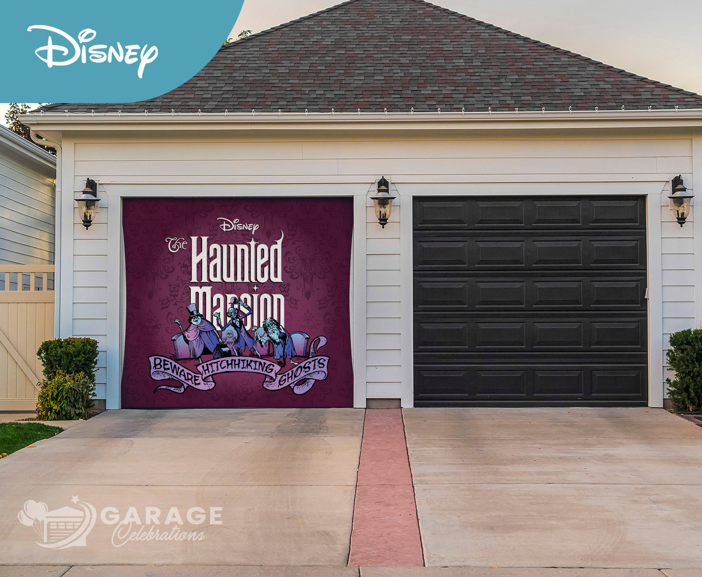 Hitchhiking Ghosts | 1-Car Disney® Garage Door Cover