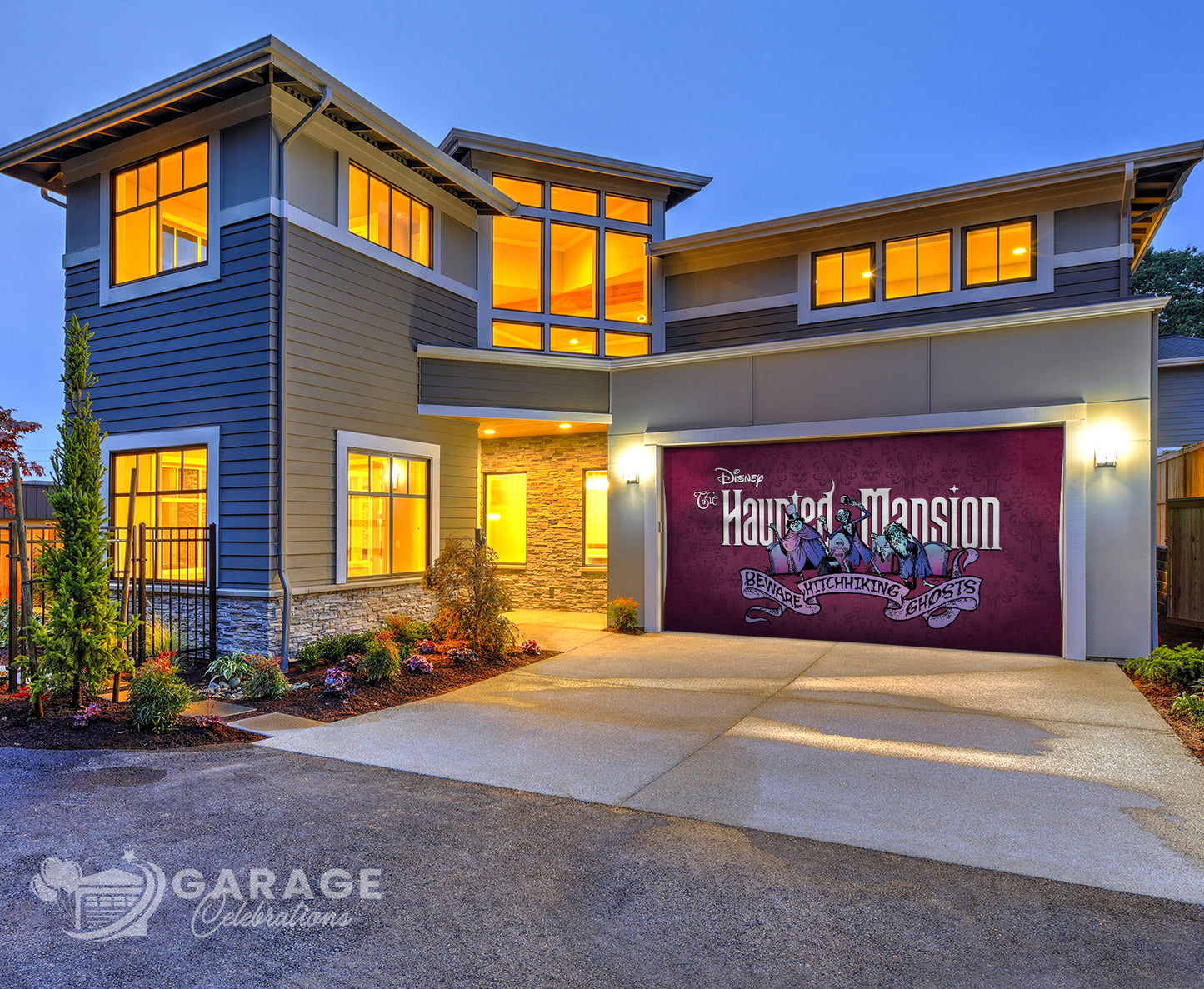 Hitchhiking Ghosts | Disney® Garage Door Cover