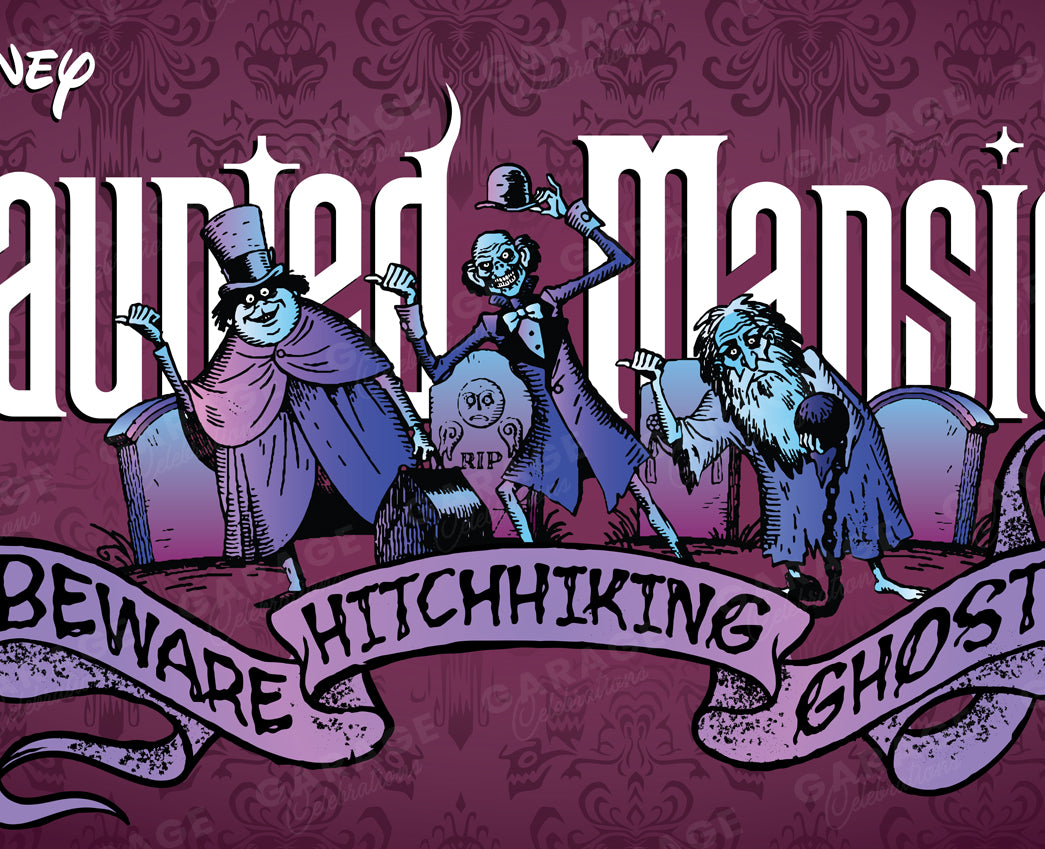 Hitchhiking Ghosts | Disney® Garage Door Cover