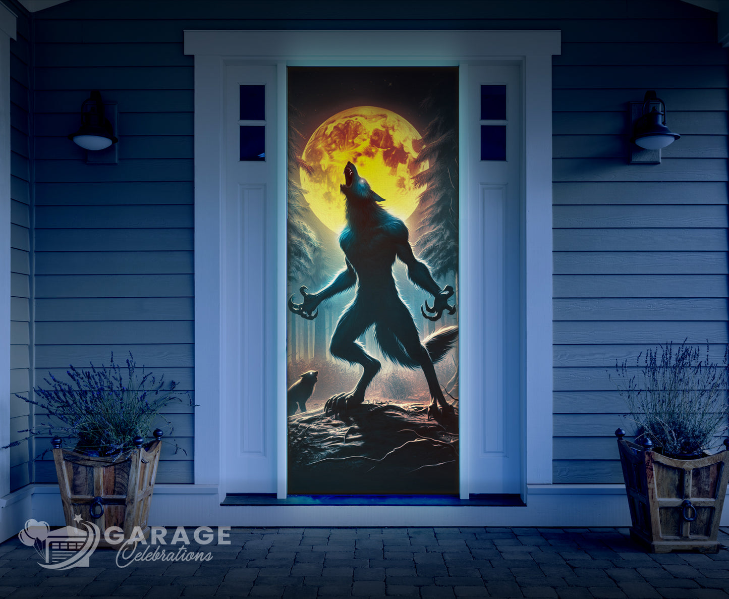 Howling Moon | Front Door Cover