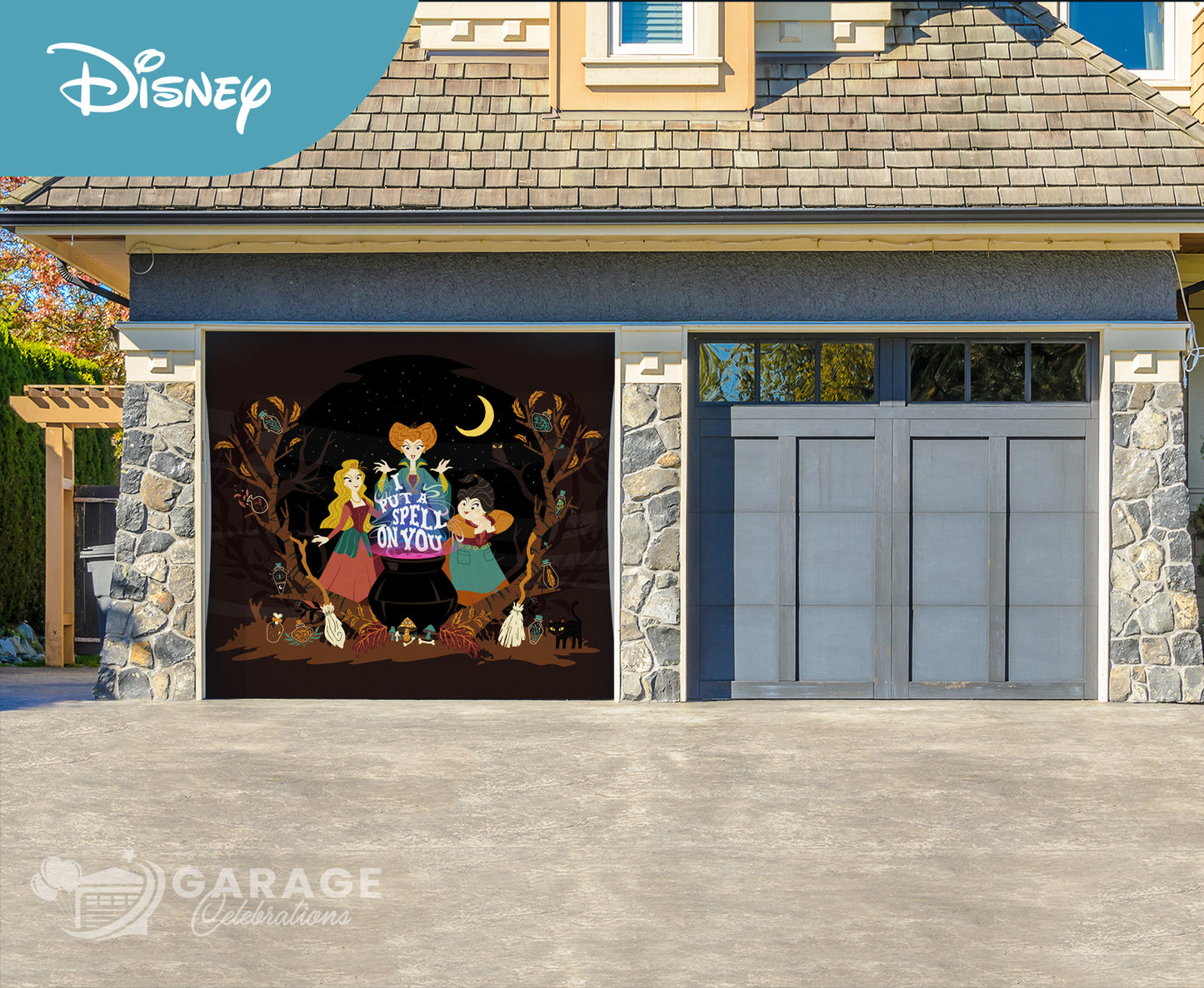 I Put A Spell On You | 1-Car Disney® Garage Door Cover