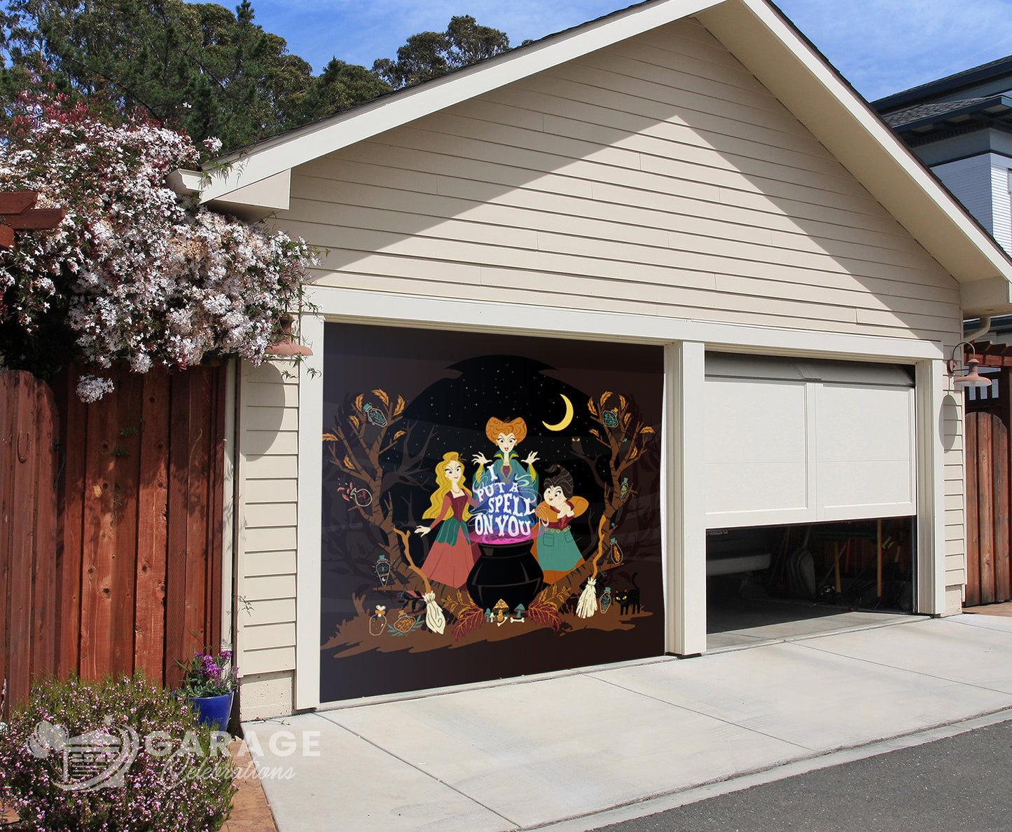 I Put A Spell On You | 1-Car Disney® Garage Door Cover