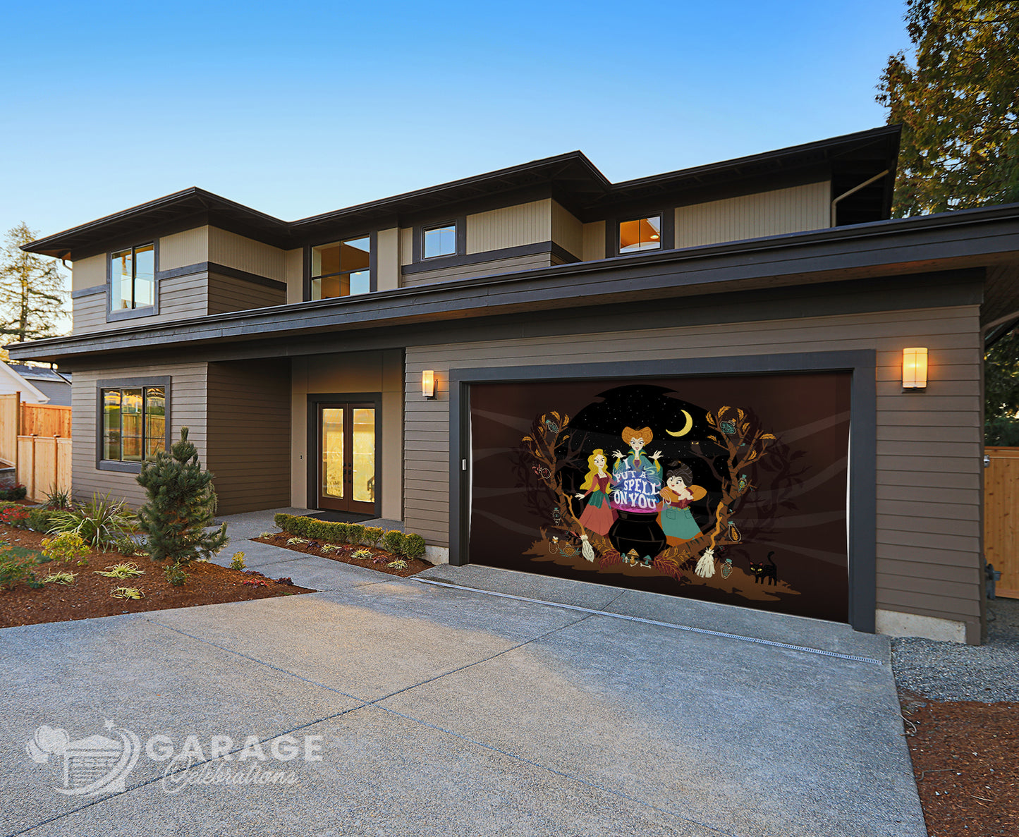 I Put A Spell On You | 2-Car Disney® Garage Door Cover
