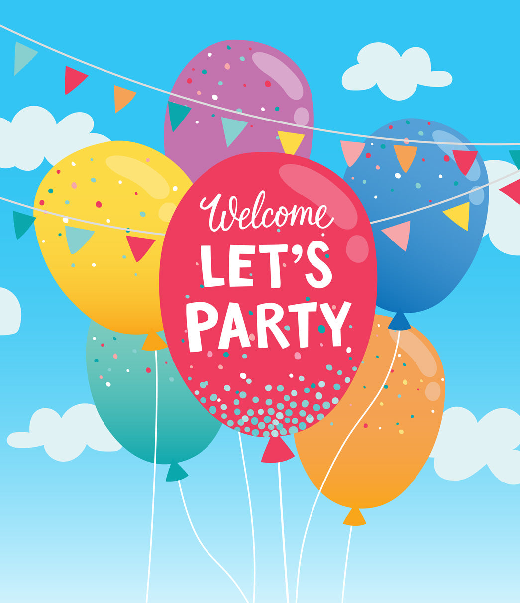 Let's Party! | 1-Car Garage Door Cover