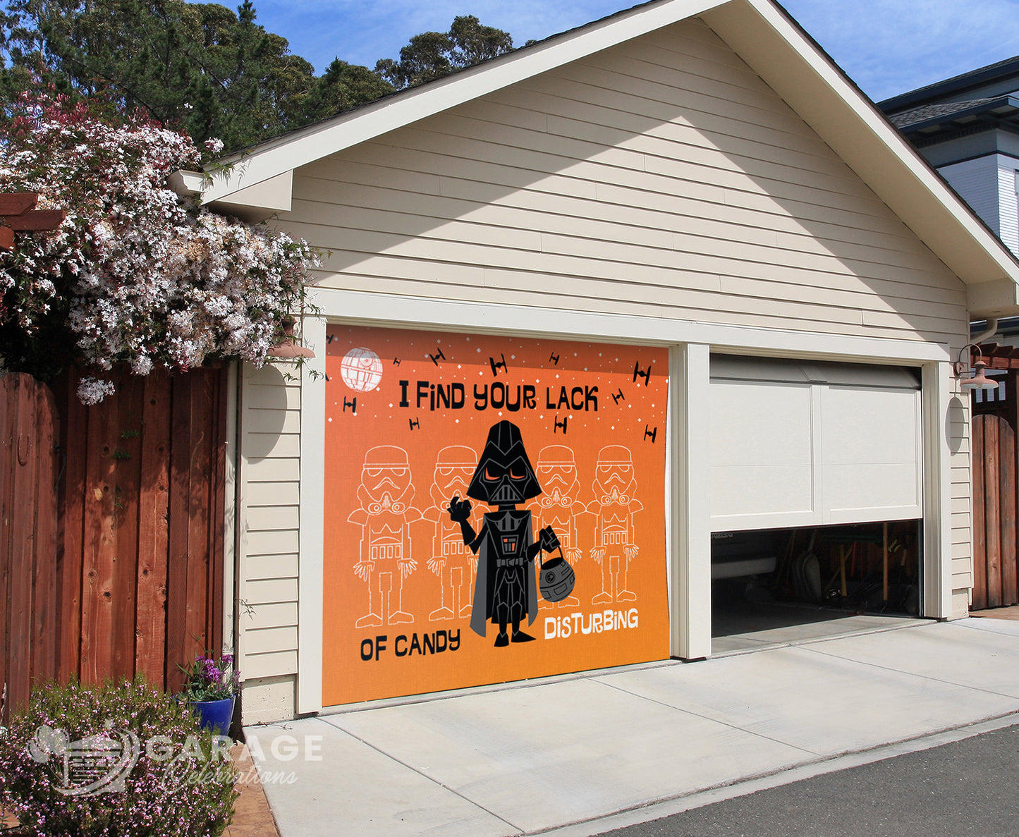 Most Disturbing Halloween | 1-Car Star Wars™ Garage Door Cover